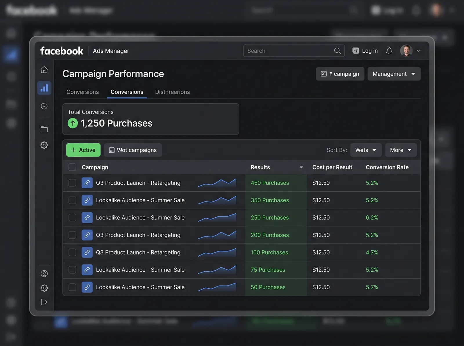 Interface illustration β Paid Ads
